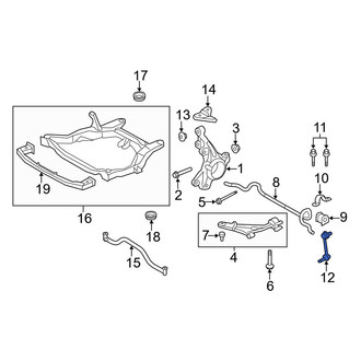 Ford OE - Front Suspension Stabilizer Bar Link