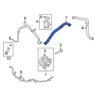 Ford OE - Power Steering Reservoir Hose