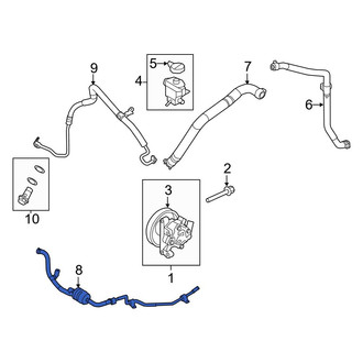 Ford OE - Power Steering Return Hose