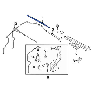 Ford OE - Rear Wiper Blade