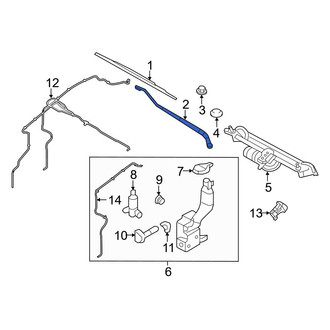 Ford OE - Front Left Wiper Arm