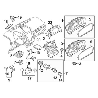 Ford OE - Instrument Panel - Cluster & Switches