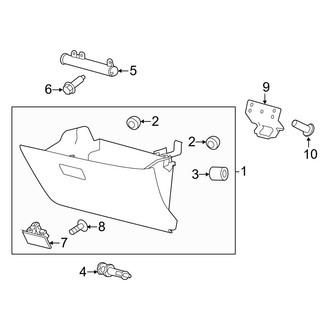 Ford OE - Instrument Panel - Glove Box