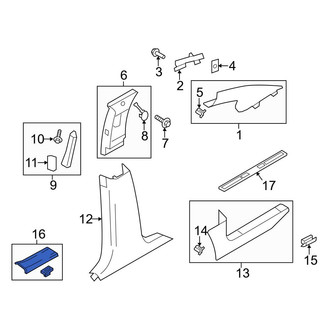 Ford Edge Rocker Panel Ford Edge OEM Rocker Panels & Floors - Side Skirts, Pans | CARiD
