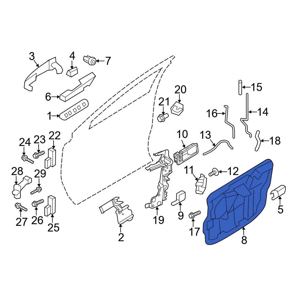 ford-oe-bt4z78235a87a-front-left-inner-door-panel-insulation