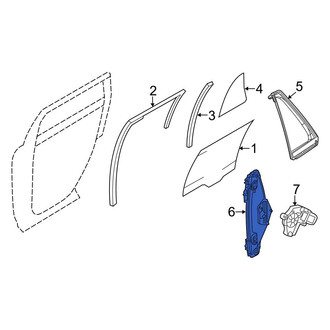 Ford OE - Rear Right Window Regulator