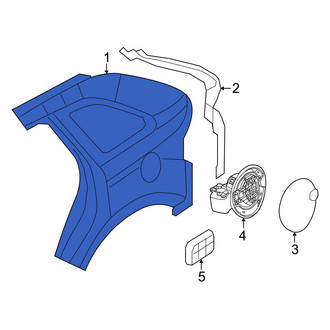Ford OE - Rear Left Outer Quarter Panel