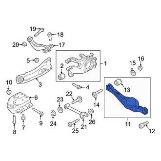 Ford OE - Rear Left Lower Rearward Suspension Control Arm