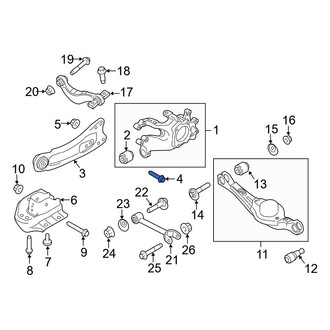 Ford OE - Suspension Trailing Arm Bolt