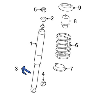 Ford OE - Suspension Shock Absorber Bolt