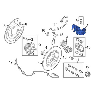 Ford OE - Rear Left Disc Brake Caliper