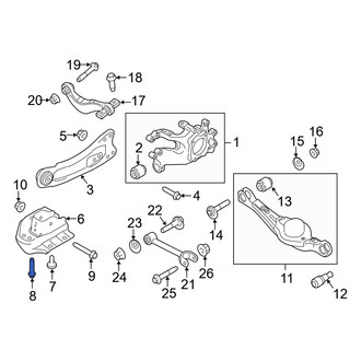 Ford OE - Suspension Trailing Arm Bolt