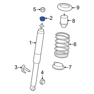 Ford OE - Suspension Shock Absorber Mount Insulator