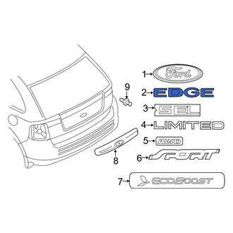 Ford OE - Rear Hatch Emblem