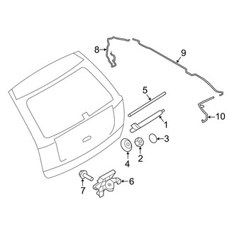 Ford OE - Lift Gate - Wiper & Washer Components