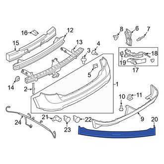 Ford OE - Rear Bumper Trim
