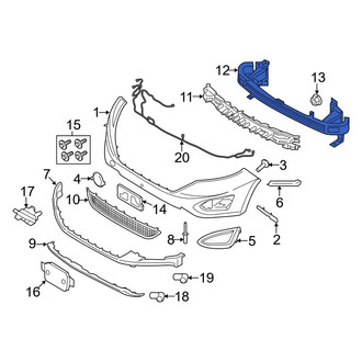 Ford OE - Front Bumper Impact Bar