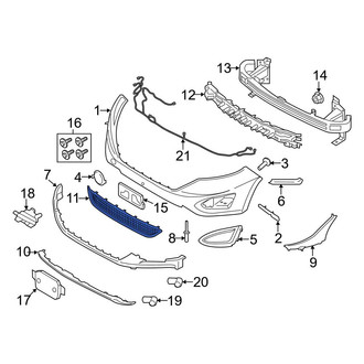 Ford OE - Front Lower Grille
