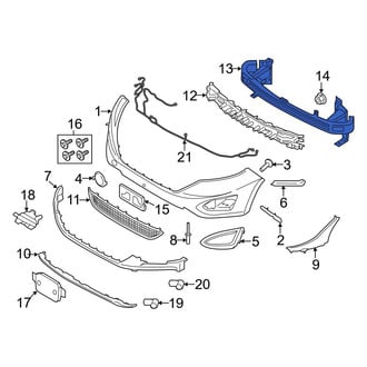 Ford OE - Front Bumper Impact Bar