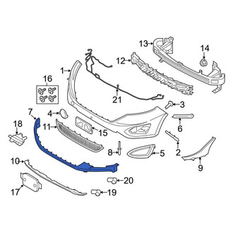 Ford OE - Front Lower Bumper Cover