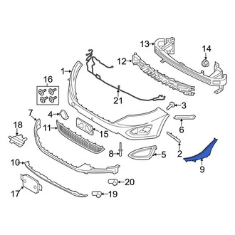 Ford OE - Front Right Brake Air Duct