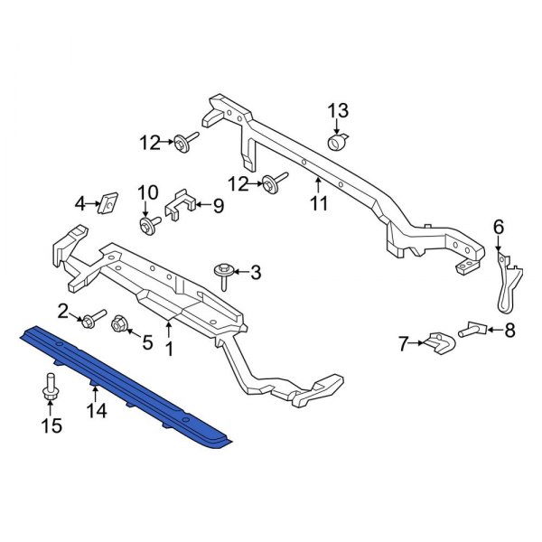 Radiator Support Tie Bar