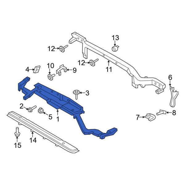 Radiator Support Tie Bar