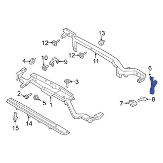 Ford OE - Front Center Radiator Support Tie Bar Bracket