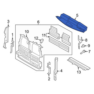 Ford Edge Radiator Cap Ford Edge Radiator Support Covers — CARiD.com