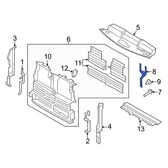 Ford OE - Radiator Shutter Spacer