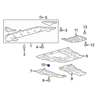 Ford OE - Fog Light Clip