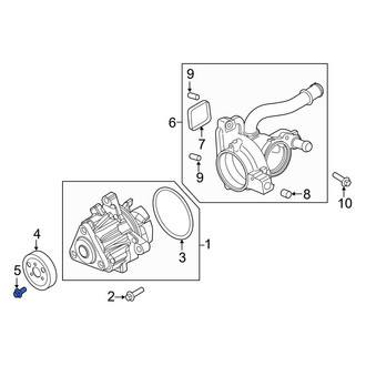 Ford OE - Engine Water Pump Pulley Bolt