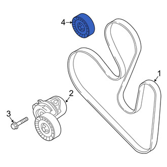 Ford OE - Upper Accessory Drive Belt Idler Pulley