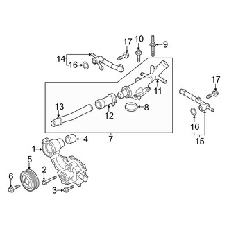 Ford OE - Cooling - Water Pump