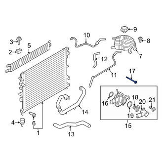 Ford OE - Engine Coolant Thermostat Housing Bolt