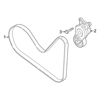 Ford OE - Cooling - Belts & Pulleys (3.5L)