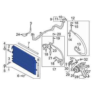 Ford OE - A/C Condenser