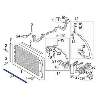 Ford OE - A/C Condenser Seal