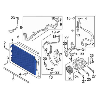Ford OE - A/C Condenser