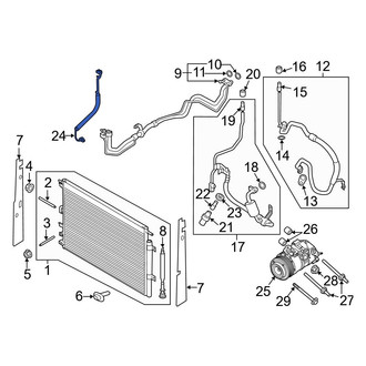 Ford OE - A/C Refrigerant Liquid Hose