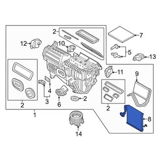 Ford OE - A/C Evaporator Core