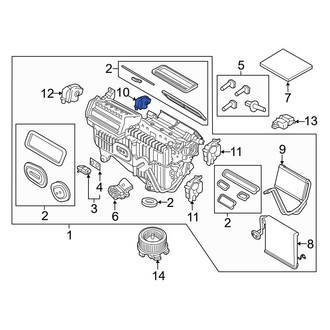Ford OE - HVAC Blend Door Actuator