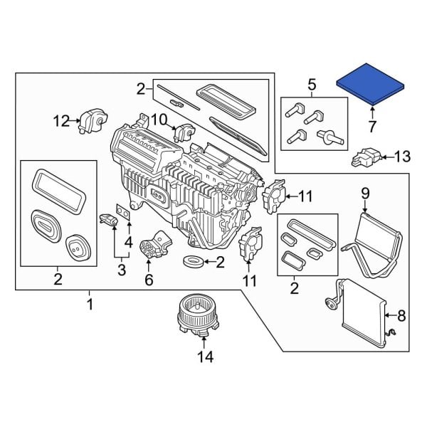 Ford Oe Dg Z N Aa Cabin Air Filter