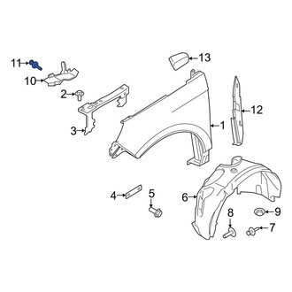 Ford OE - Radiator Support Air Deflector Clip