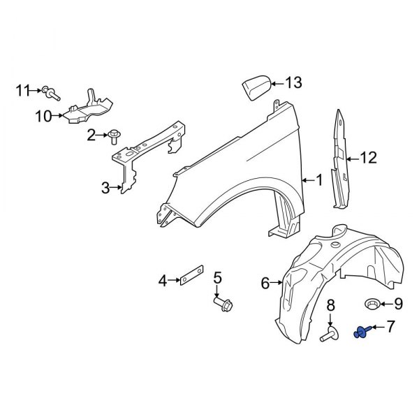 Fender Liner Retainer