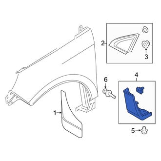 Ford OE - Front Left Lower Fender Molding