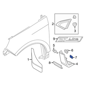 Ford OE - Grille Nut