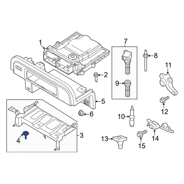 Engine Control Module (ECM) Bolt