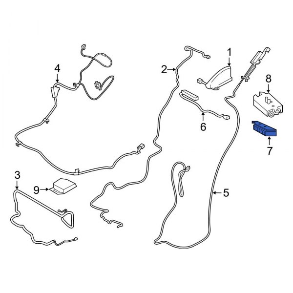 Ford OE 7CPZ18K891D Radio Capacitor