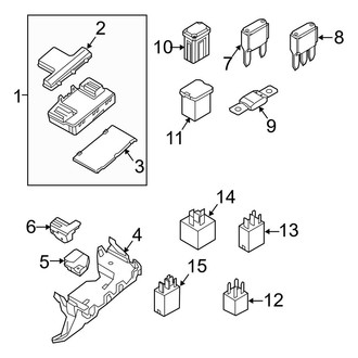 Ford OE - Electrical - Fuse & Relay (Engine Compartment)